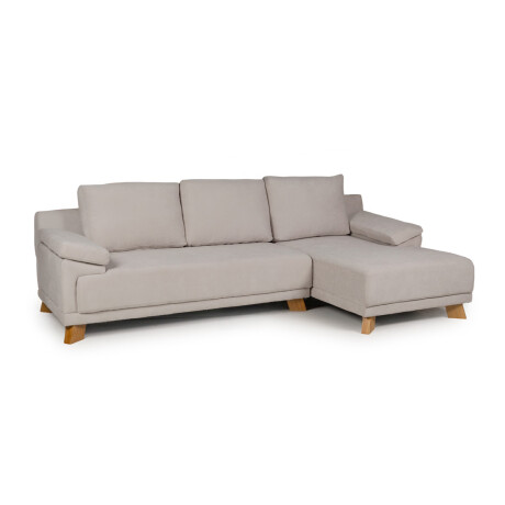 Rinconera Adalia - Tela Microfibra - Chaise derecho 9248 (Beige)