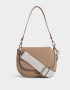 Bandoleras Boho Bandolera Con Solapa - Marron Beige