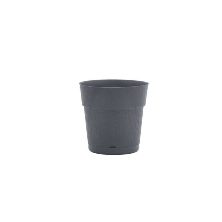 Maceta de plastico redonda con plato 13,5 litros Beige Maceta de plastico redonda con plato 13,5 litros Beige