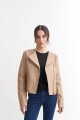 Campera biker TOSTADO