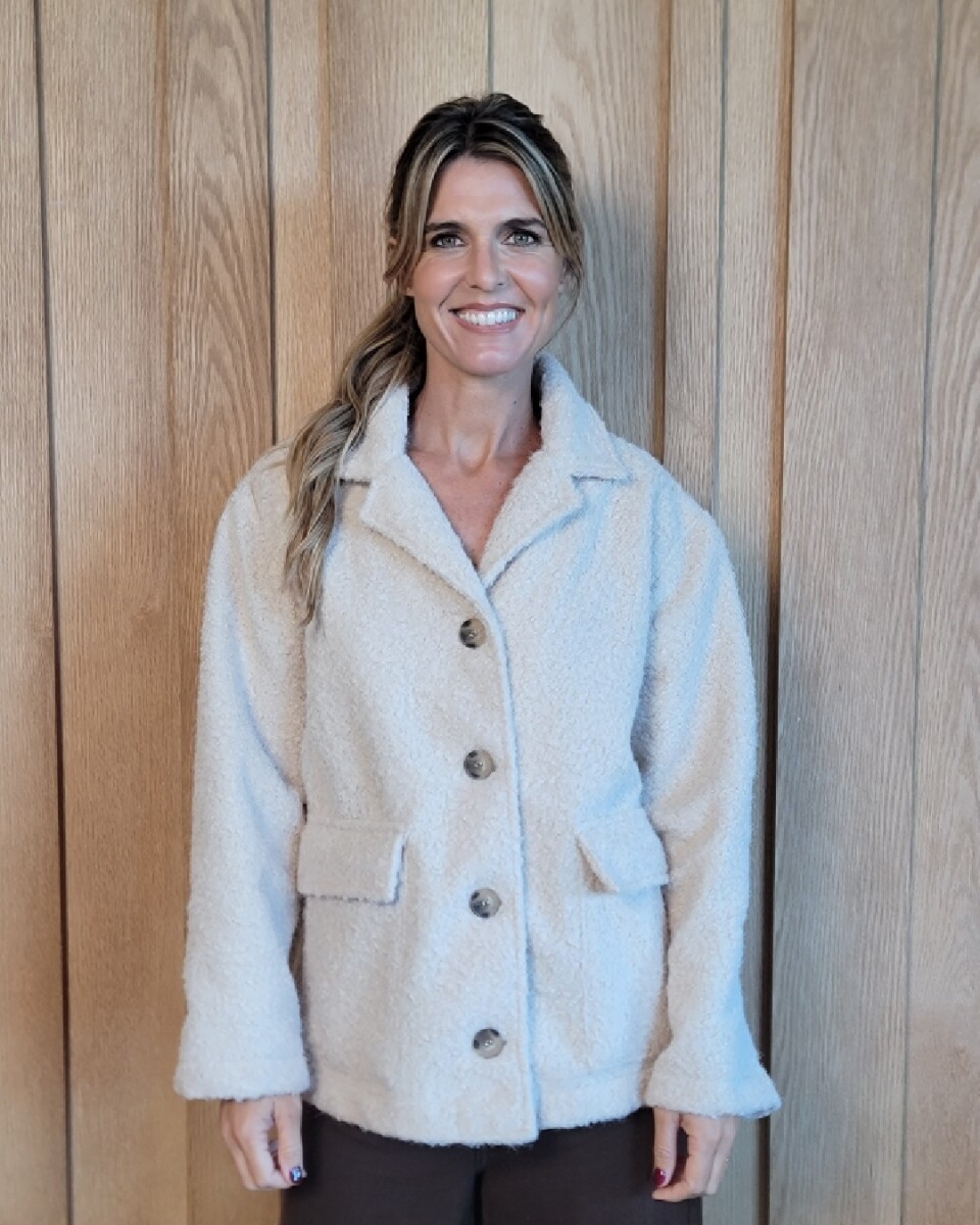 Sobreacamisa Budapest - Corderito Manteca 