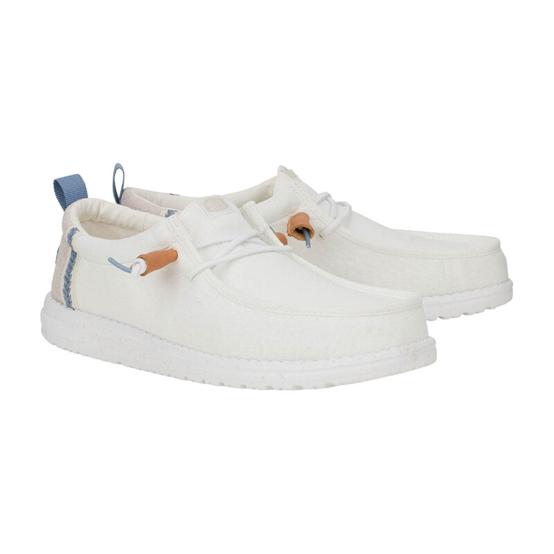 Wally Craft Linen - Hombre White/stone Grey