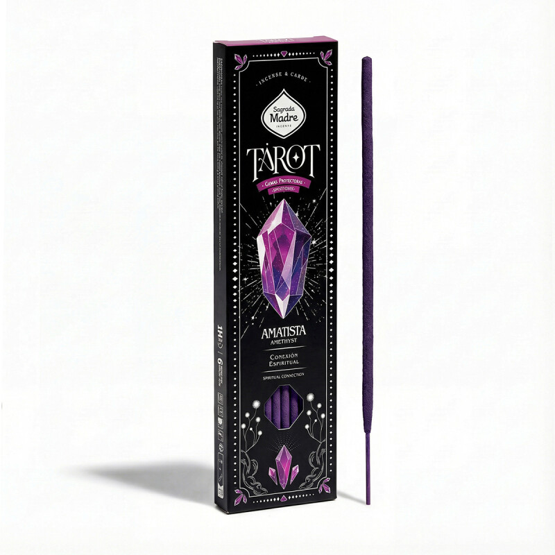 INCIENSO LINEA TAROT GEMAS Amatista - Violeta/lavanda