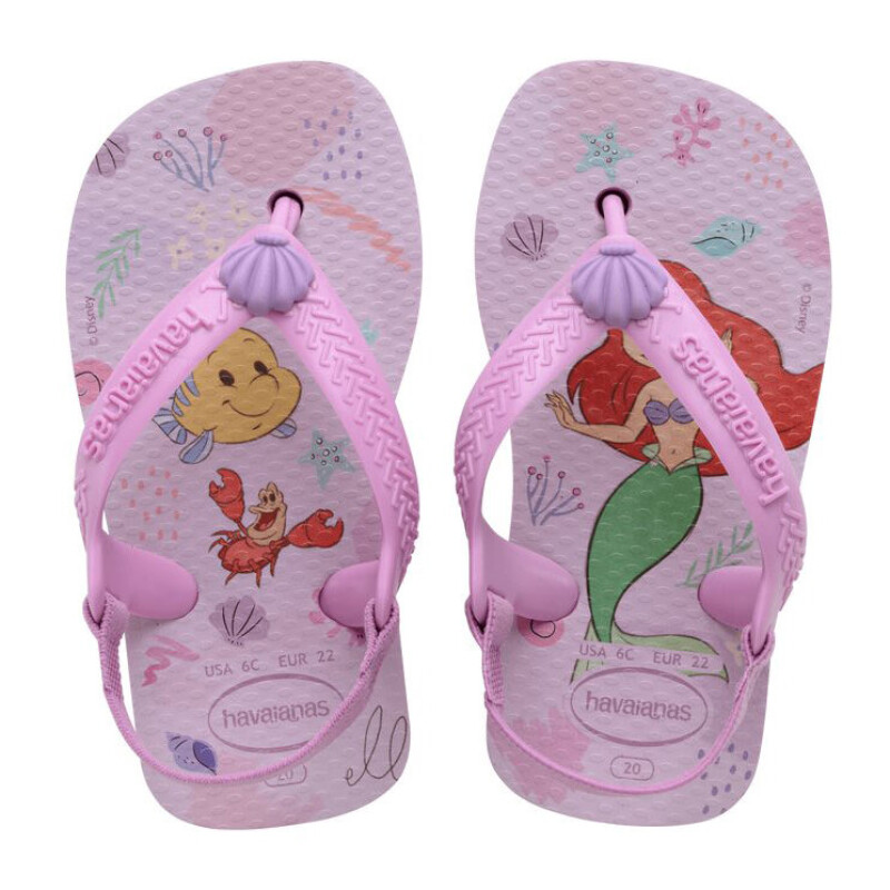 Sandalias Infantiles Havaianas Baby Disney Classics Violeta Lavanda