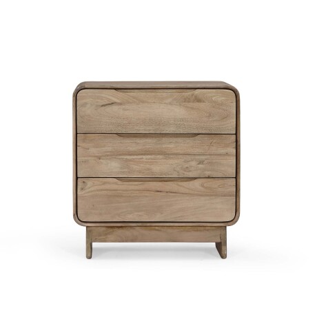 CÓMODA 70CM MADERA NATURAL-BEIGE ALEXA