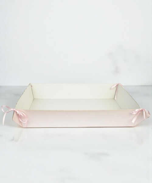 Bandeja baby shower 41x33x8 cm - PERLATO ROSA Bandeja baby shower 41x33x8 cm - PERLATO ROSA