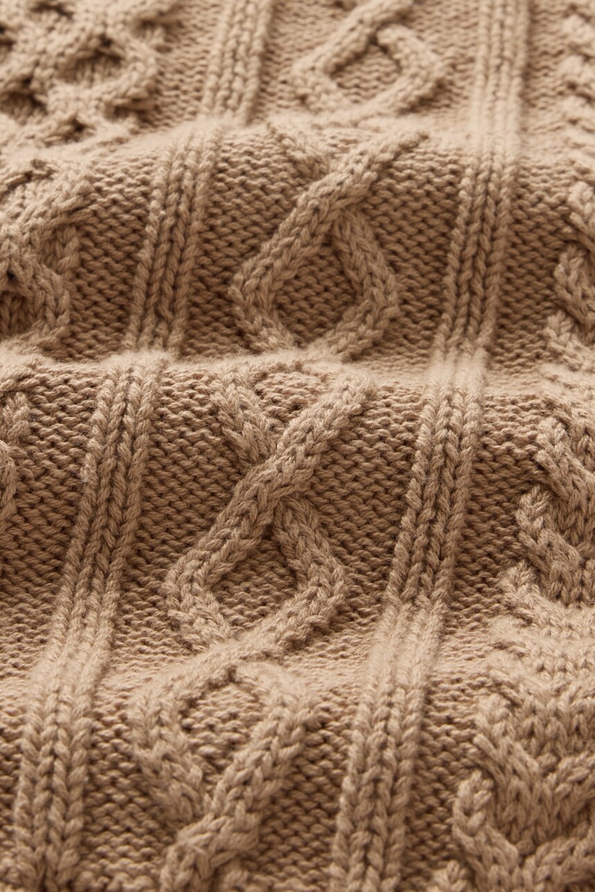 Buzo Algodón Ochos Mujer Camel Hair