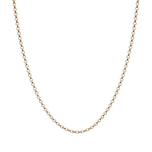 Cadena oro Rolo-Oro bajo -Sin Piedra-CD8003 sinpiedra