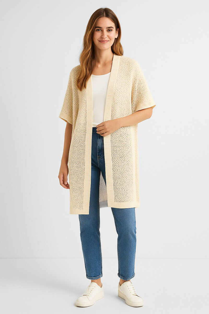 Saco Saiko - Crudo / Natural 