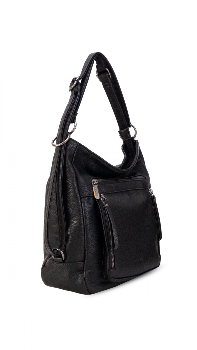 CARTERA MOCHILA CALENDULA - NEGRO 