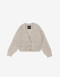 Knitwear Sweaters Cardigan Corto Con Botones - Blanco Crudo