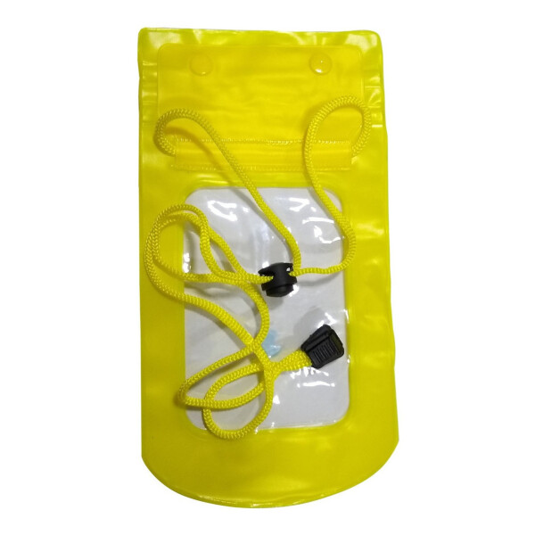 Estuche De Celular Resistente Al Agua Impermeable Sumergible variante color AMARILLO