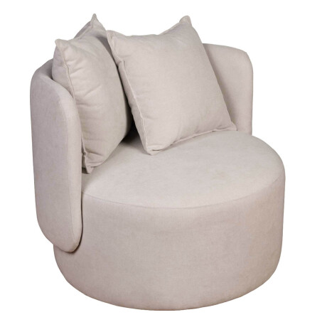 BUTACA 1 CUERPO TELA NATURAL-BEIGE LUNA NATURAL