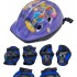 Rodillera Y Casco Cat Kit Protecciones Bici Patines Skate variante color AZULDIBUJO 2