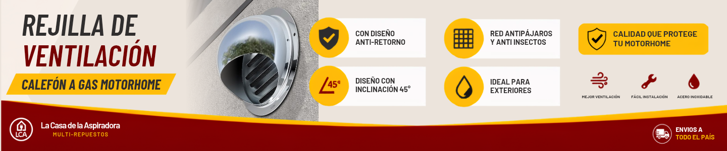 Rejilla De Ventilación Calefón A Gas Motorhome