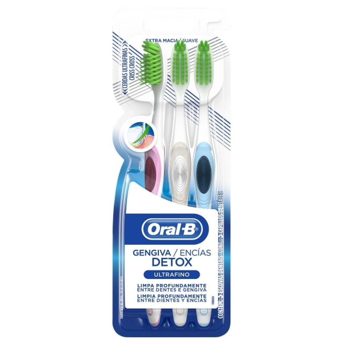 Cepillos De Dientes Oral B Detox Ultrafinos 