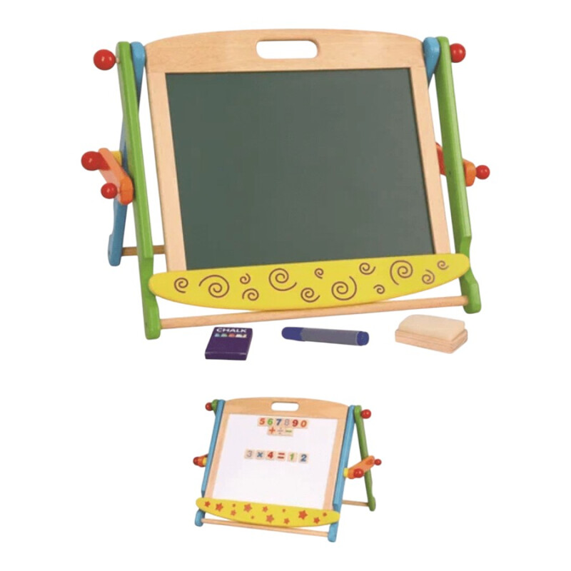 Pizarra Doble Magnética de Madera Pizarra Doble Magnética de Madera