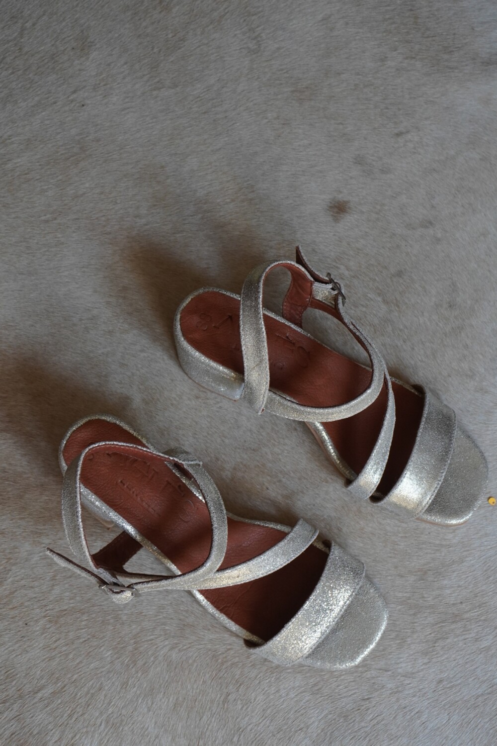 Sandalia Bling Bling Plateado