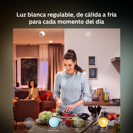 Lámpara Led Inteligente Philips Hue 9W E27 Blanco 001