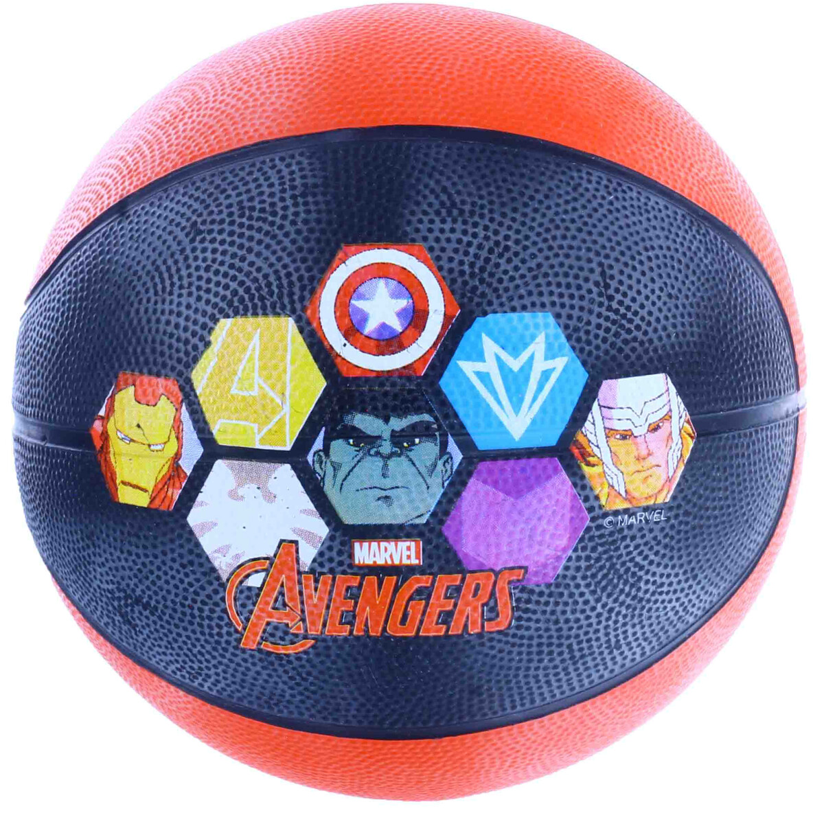 Pelota Basket Avengers Marvel - Rojo/Negro 