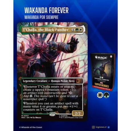 Magic Commander Deck - Wakanda Forever Magic Commander Deck - Wakanda Forever