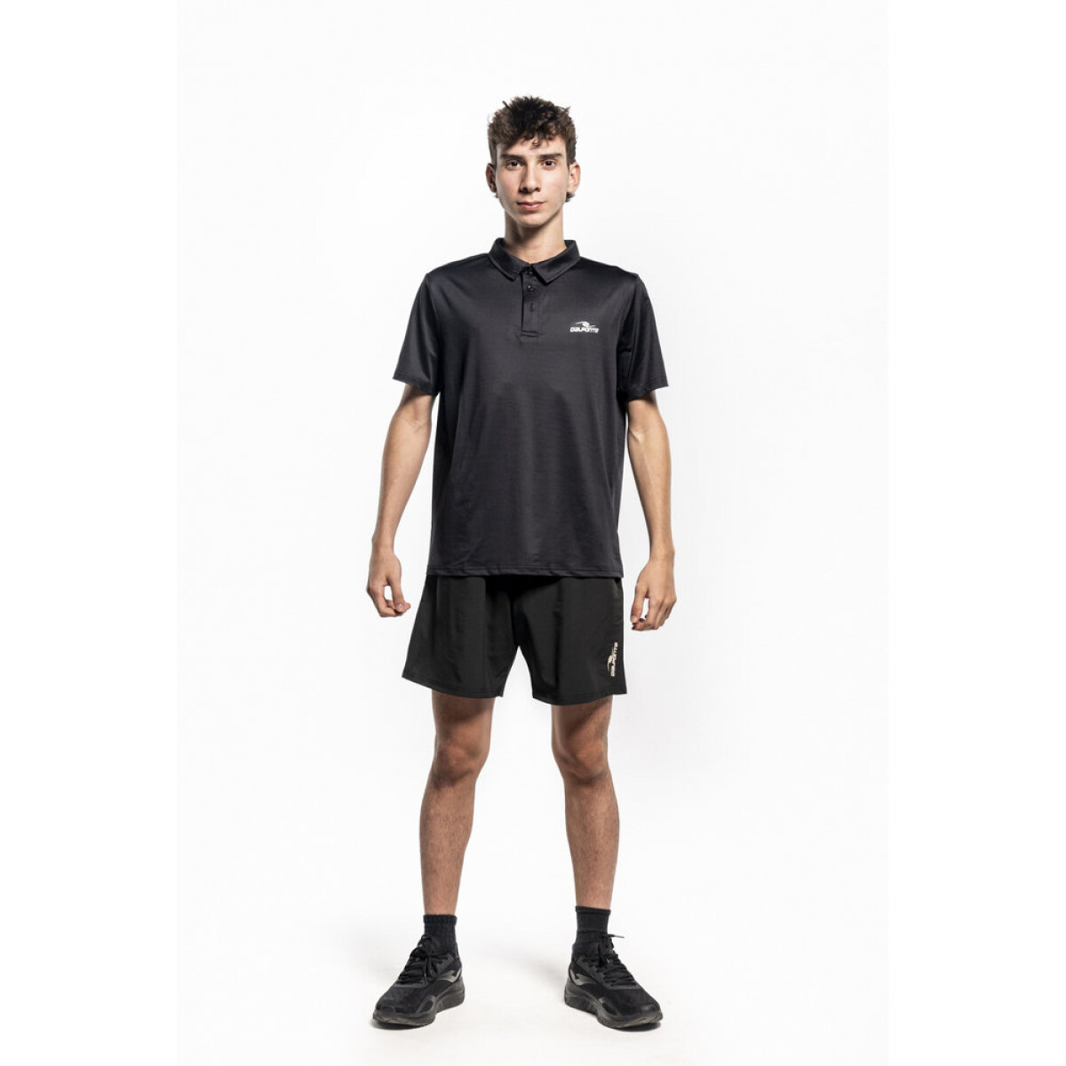RAPID POLO T-SHIRT MEN BLACK - BLACK 