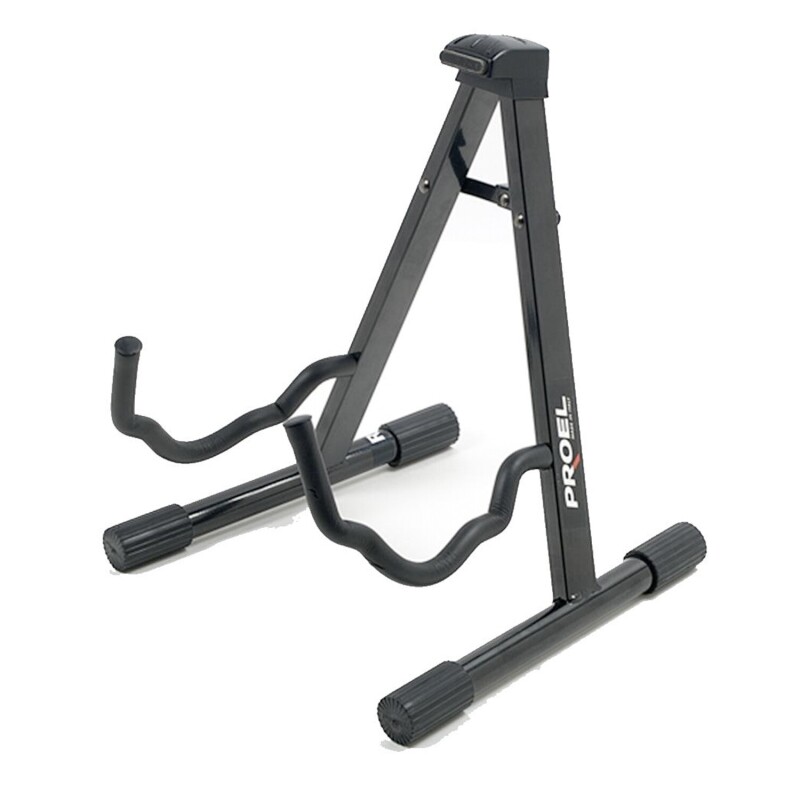 Soporte para guitarra Proel FC80 plegable universal Negro