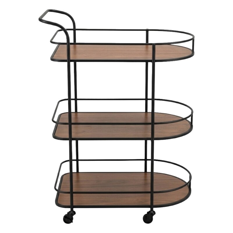 CARRITO METAL/MADERA P/SERVIR 3 NIV Unica