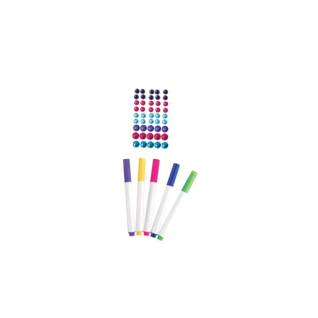 Set de botella de acero 500 ml para colorear Dinosaurio