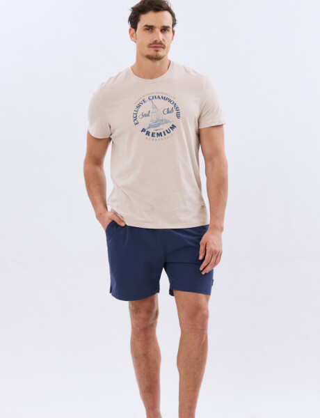 SHORT DE BAÑO FLEX LISO Marino