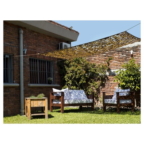 Red de Sombra Pérgola 3X3 Metros MARRON