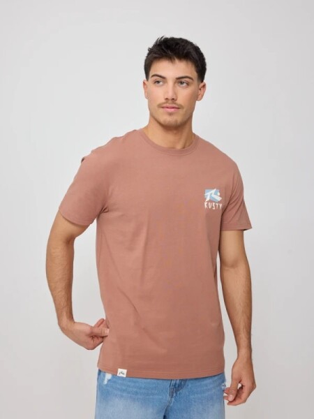 T-SHIRT RUSTY RINZA TOSTADO