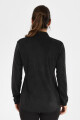 Campera polar mujer black Negro