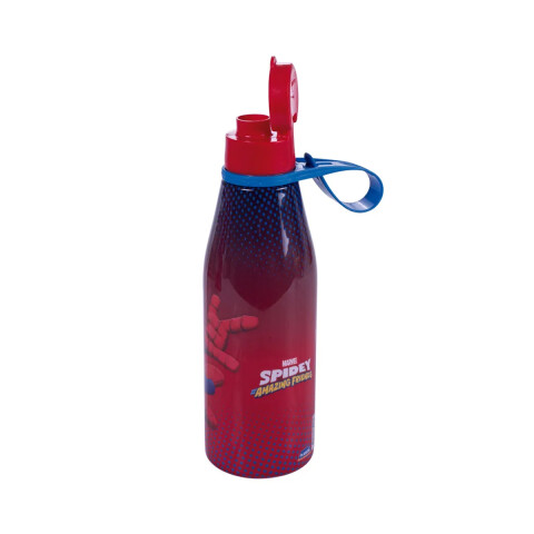 Botella Plástica Abre Fácil 530 ml Spidey