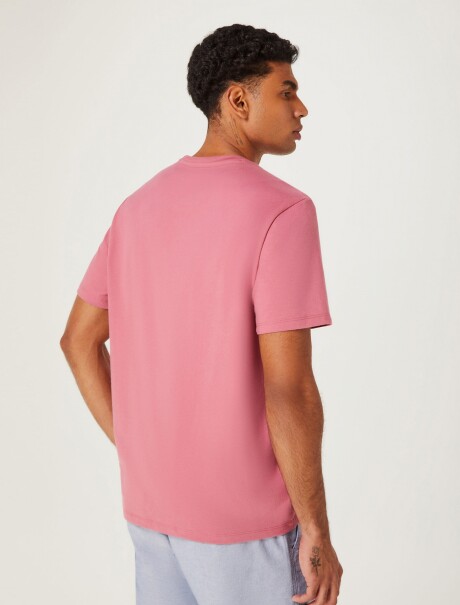 CAMISETA BÁSICA UNISSEX ROSA