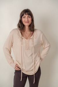 REMERA CENTELLA Beige