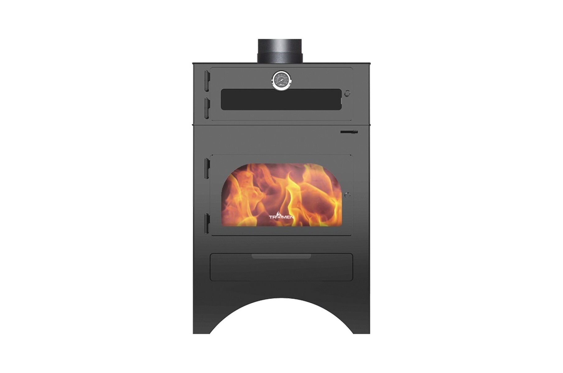 CALEFACTOR CON HORNO P 20000 TROMEN - NEGRO 