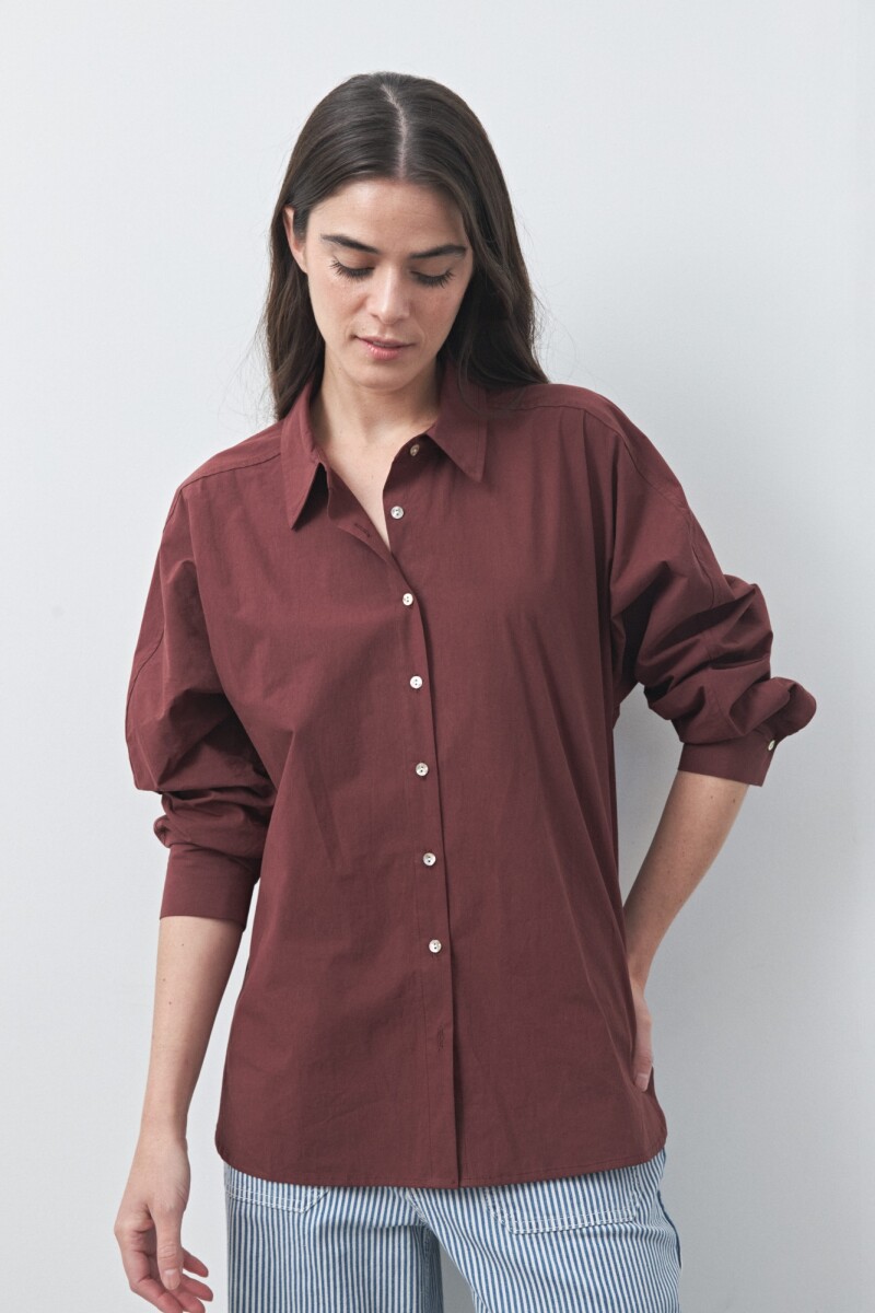 CAMISA CHRISTA Borra de Vino