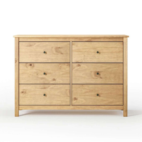 Comoda 6 Cajones Mari Marron