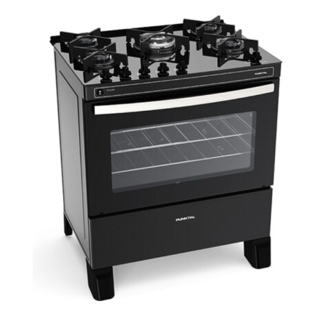 Cocina Gas Punktal 5 Hornallas Vidrio Negro Pk-gl5b Cocina Gas Punktal 5 Hornallas Vidrio Negro Pk-gl5b