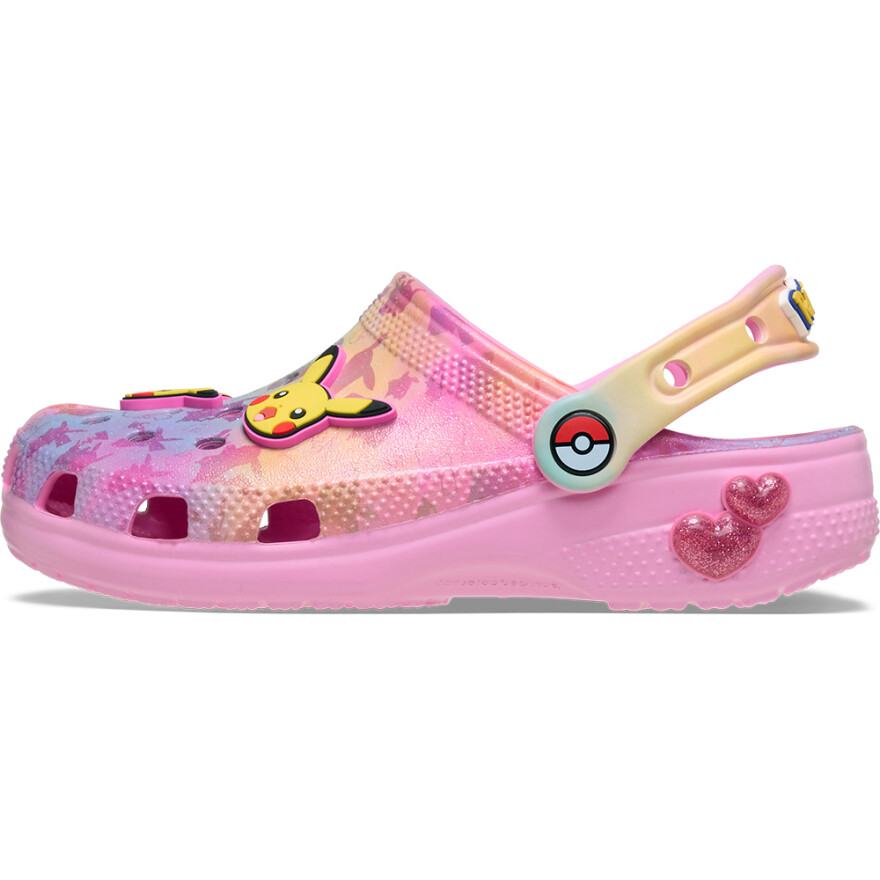 Crocs Pikachu Pink Classic Clog K - Niños mas de 5 años Multi