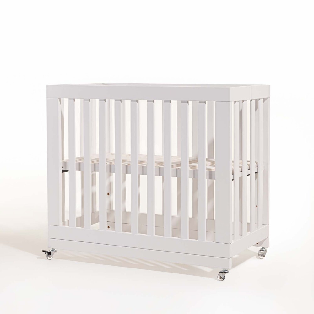 CUNA PLEGABLE MADERA BLANCO AMELIE