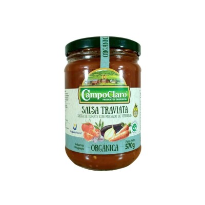 Salsa Campo Claro Traviata Orgánica 570g Salsa Campo Claro Traviata Orgánica 570g