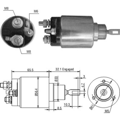 AUTOMATICO DE ARRANQUE - SOLENOIDE BOSCH 12V FIAT DUCATO ZM AUTOMATICO DE ARRANQUE - SOLENOIDE BOSCH 12V FIAT DUCATO ZM