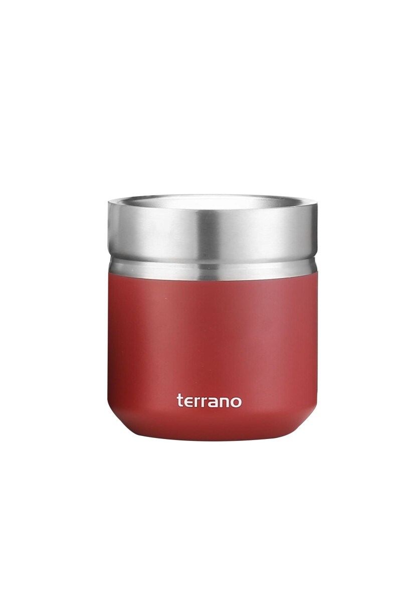 MATE TERRANO ACERO FOLKIE ROJO