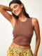 MUSCULOSA BELT CHOCOLATE