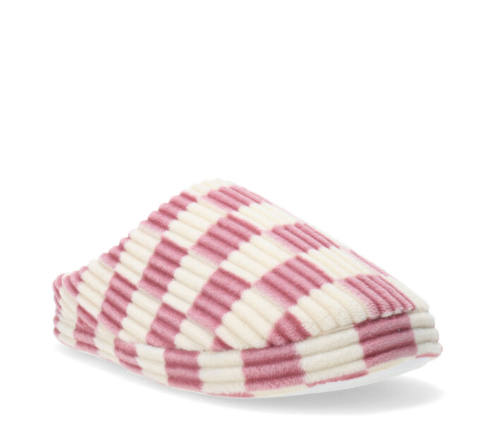 Pantuflas de Mujer Miss Carol con Damero Rosado