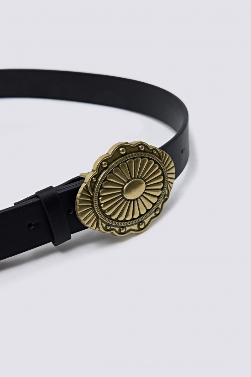 Cinturón western negro