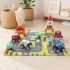 Juego Ciudad Bloques Y Autitos Encastre TopBright Madera Gris 1