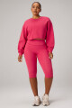 Polera Heavy Terry Cropped Pullover Mujer Berrylicious